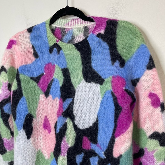 Colorful Abstract Knit Dress - Picture 6 of 13